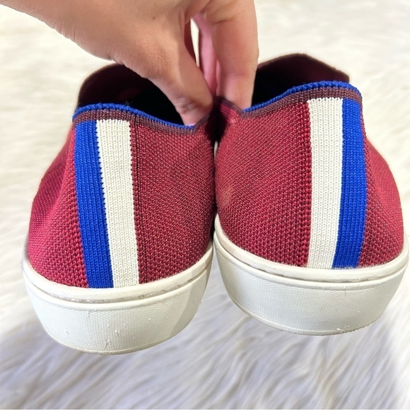 Rothy's Slip On Red Garnet Retired Sneaker 12‎ - Picture 8 of 10